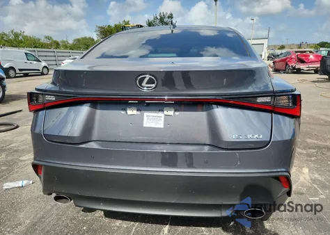 2025 Lexus Is 300 from USA, damaged, VIN JTHDA1D20S5133345